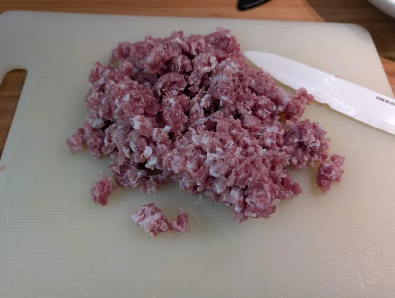 Arbeitsschritt 2: Salsiccia Weißkraut Protein Wraps mit Klebreis
