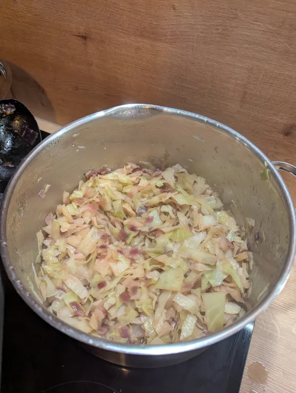 Arbeitsschritt 5: Krautfleckerl