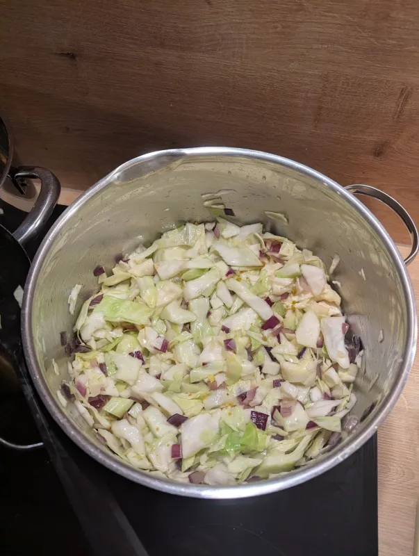 Arbeitsschritt 4: Krautfleckerl