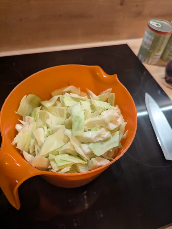 Arbeitsschritt 1: Krautfleckerl