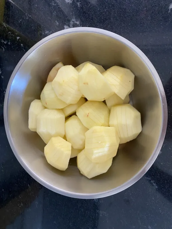 Arbeitsschritt 1: Apfelkuchen mit Dinkelmehl