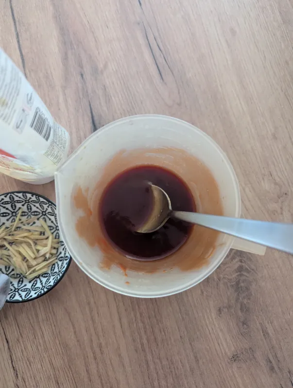 Arbeitsschritt 4: Vegetarische Okonomiyaki