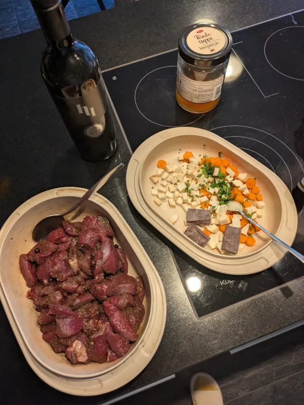 Arbeitsschritt 1: Rehragout