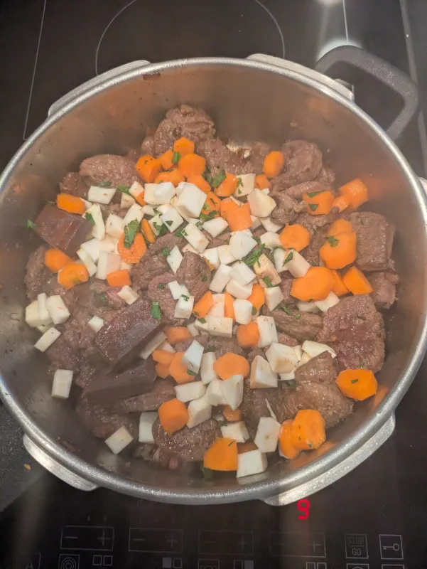 Arbeitsschritt 4: Rehragout