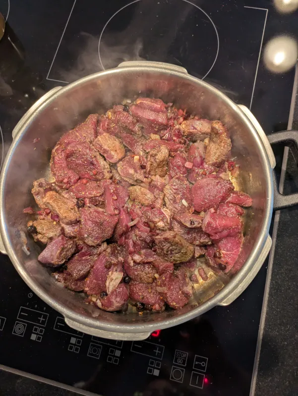 Arbeitsschritt 3: Rehragout
