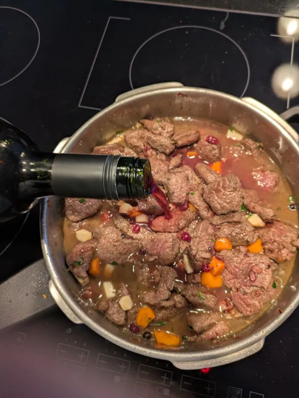 Arbeitsschritt 6: Rehragout