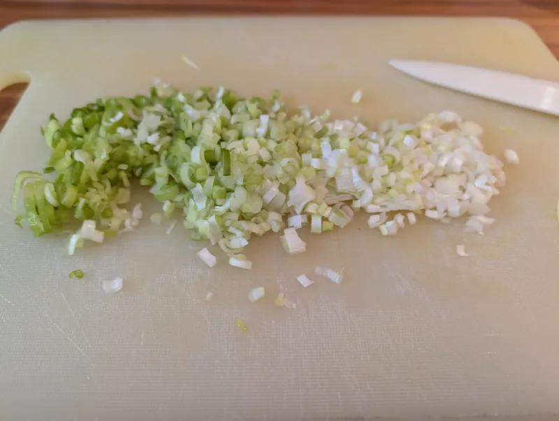 Arbeitsschritt 10: Low Carb High Protein Karottenwrap mit Faschiertem