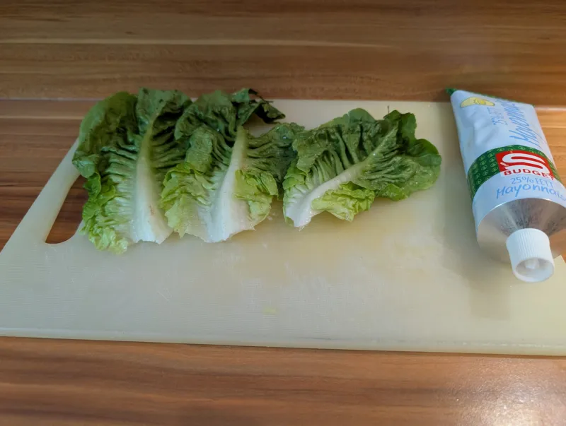 Arbeitsschritt 14: Low Carb High Protein Karottenwrap mit Faschiertem