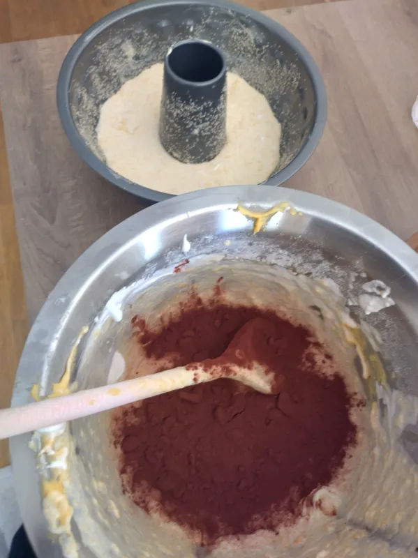 Arbeitsschritt 7: Marmorkuchen