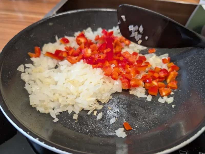 Arbeitsschritt 7: Karotten Mais Wraps mit Koriander Rind Fülle