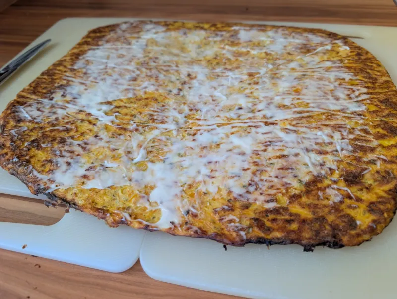 Arbeitsschritt 11: Karotten Mais Wraps mit Koriander Rind Fülle
